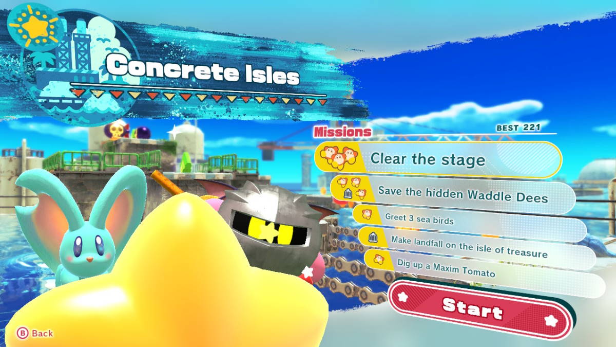 Mission Guide for Concrete Isles in Kirby and the Land