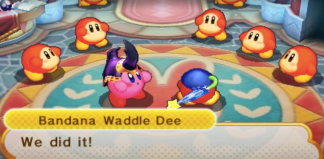 kirby with the waddle dees