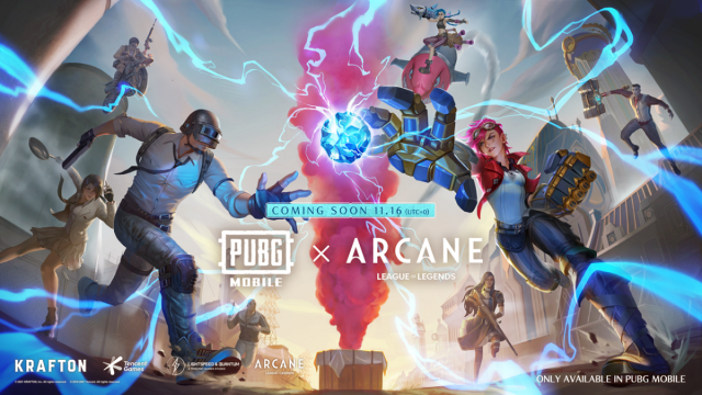 Play as Arcane Characters in PUBG: Mobile Update