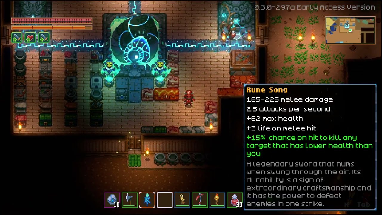 How to Craft the Rune Song Sword in Core Keeper on Steam Deck