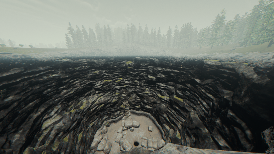 What Is at the Bottom of the Sinkhole (Big Hole) In the Forest on Steam