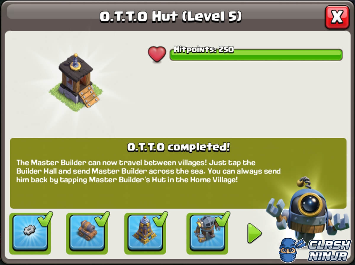 How Do You Get Otto Hut in Clash of Clans