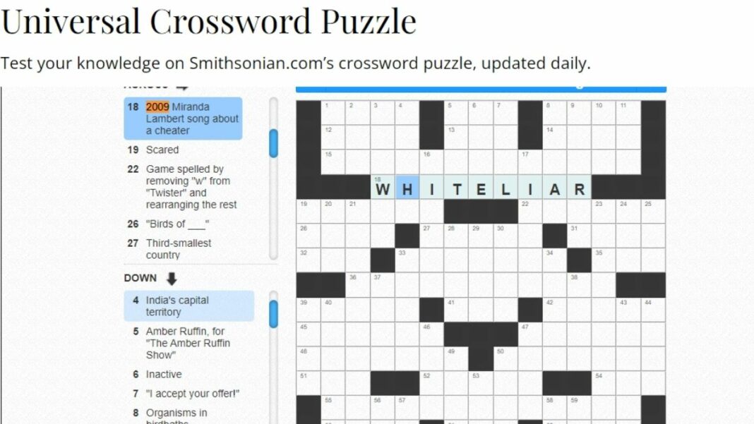 2009 Miranda Lambert song about a cheater – Crossword Clue