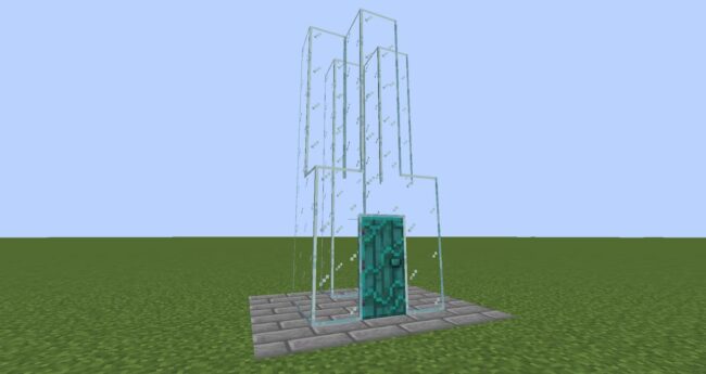 Building elevator in Minecraft