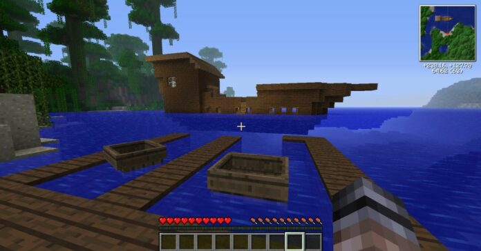 Minecraft Jungle Boat