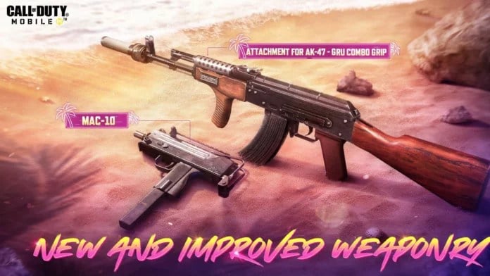 GRU Combo Grip for AK-47 in COD Mobile Season 3