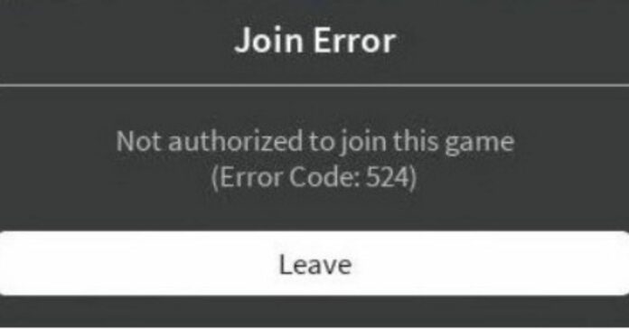 How to Fix Join Error 524 in Roblox 2022