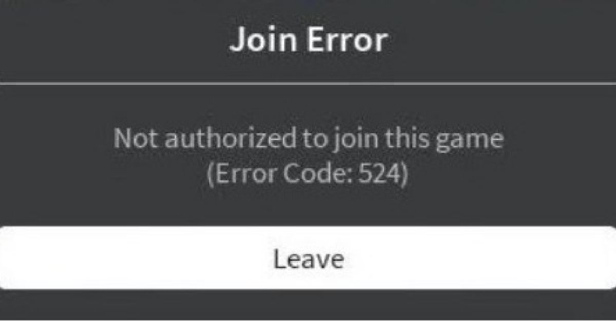How to Fix Join Error 524 in Roblox 2022
