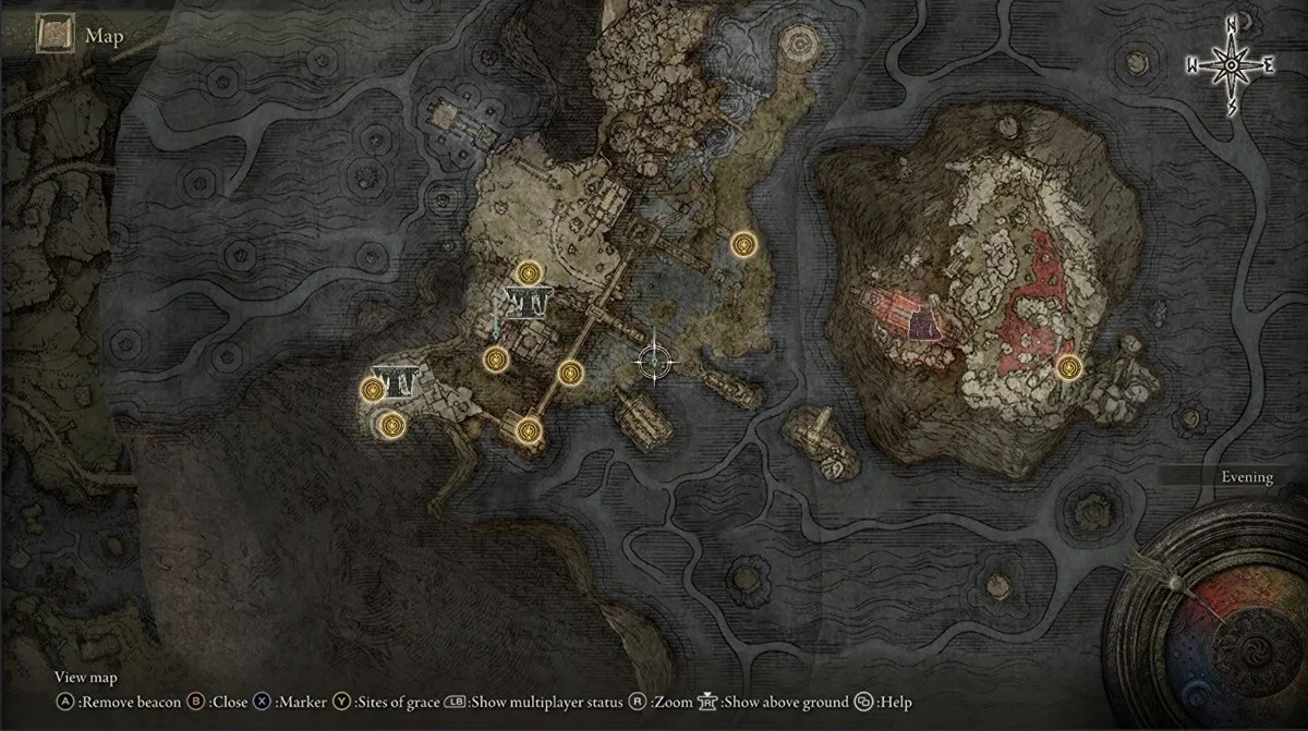 The Underground Map in Elden Ring on Steam Deck Touch, Tap, Play