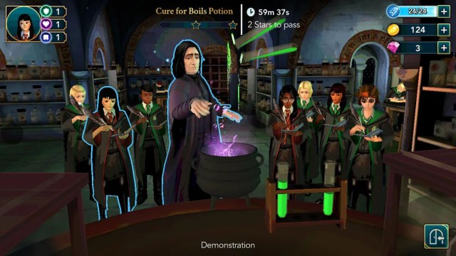 Puzzling Potions Guide in Harry Potter: Hogwarts Mystery