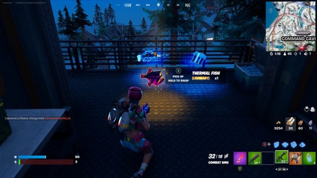thermal fish in cooler fortnite chapter 3