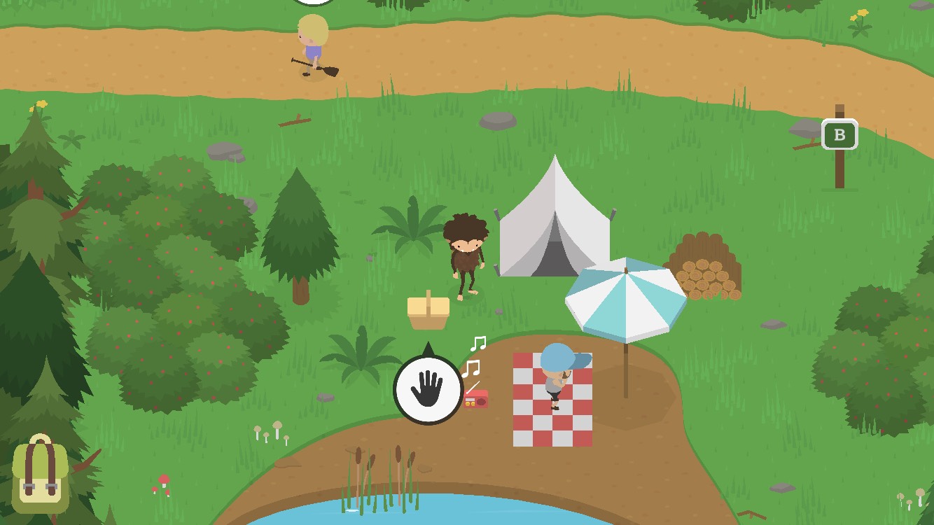 How to Get to the Mushroom Hunter in Sneaky Sasquatch Touch, Tap, Play