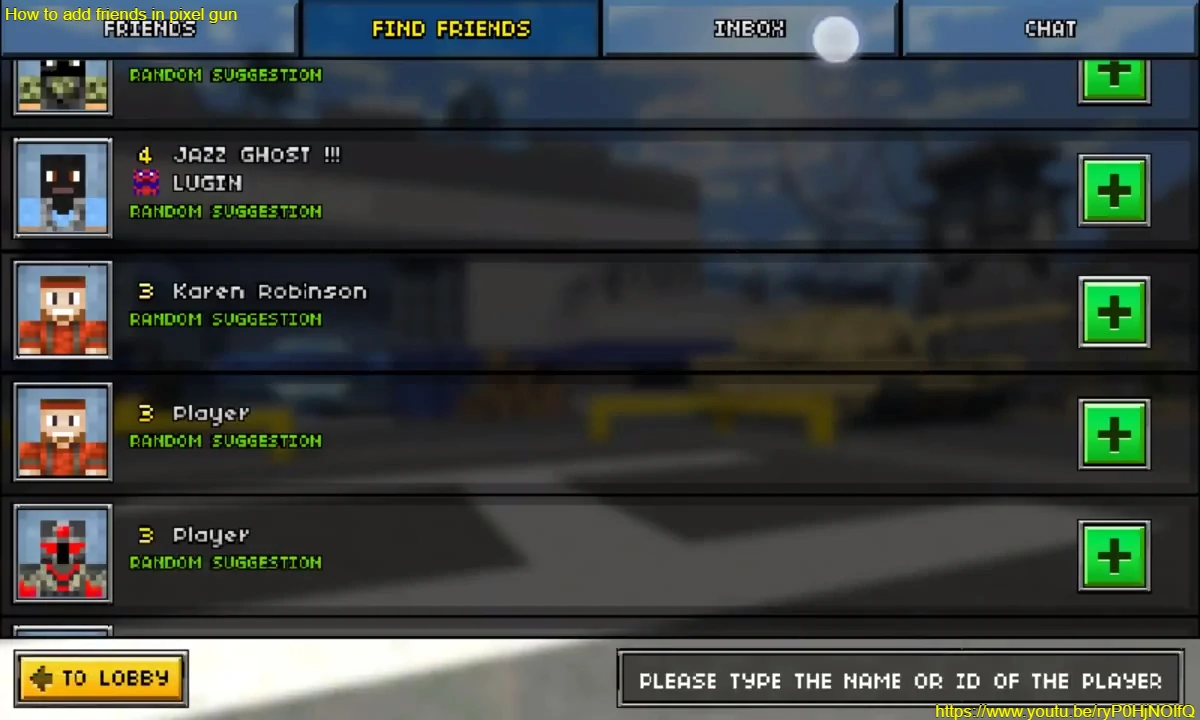 How to Add Friends in Pixel Gun 3D
