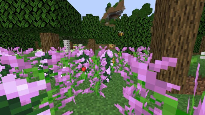 Flowers in Minecraft