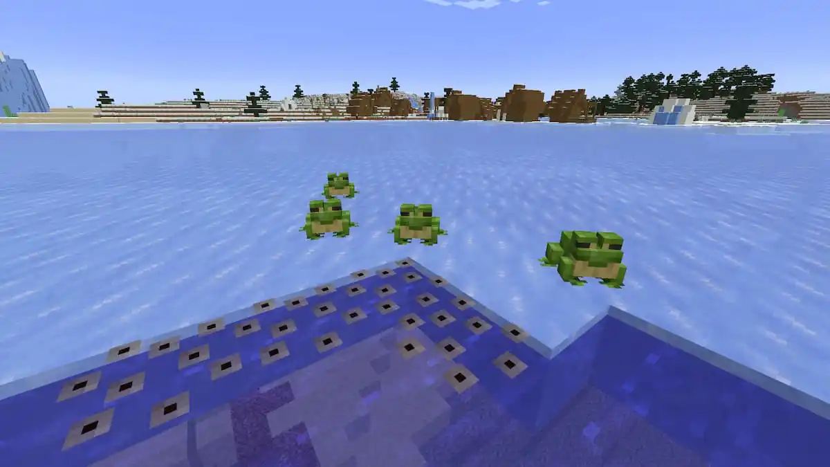 Minecraft Breeding frogs