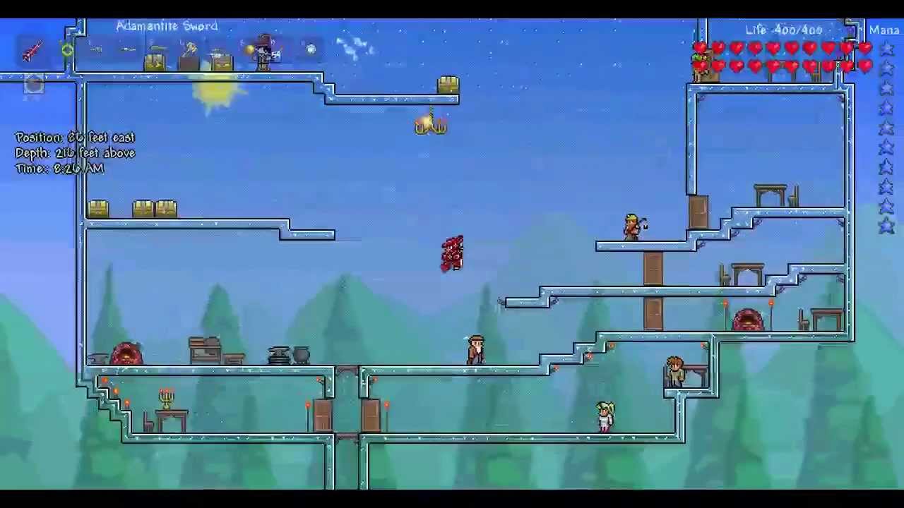 Can You Make a Glass House in Terraria Touch, Tap, Play