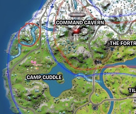 outpost near command cavern fortnite