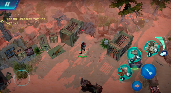 jurassic world primal ops gameplay screenshot
