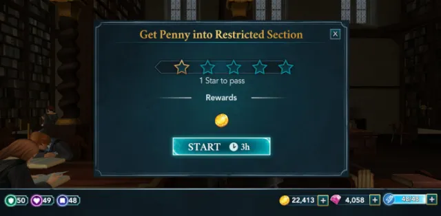 penny restricted area hogwarts mystery