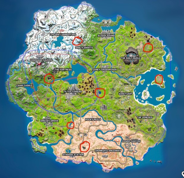 week 3 omega token locations