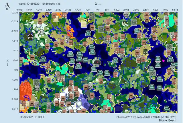 How to Use the Chunkbase Minecraft Map Viewer