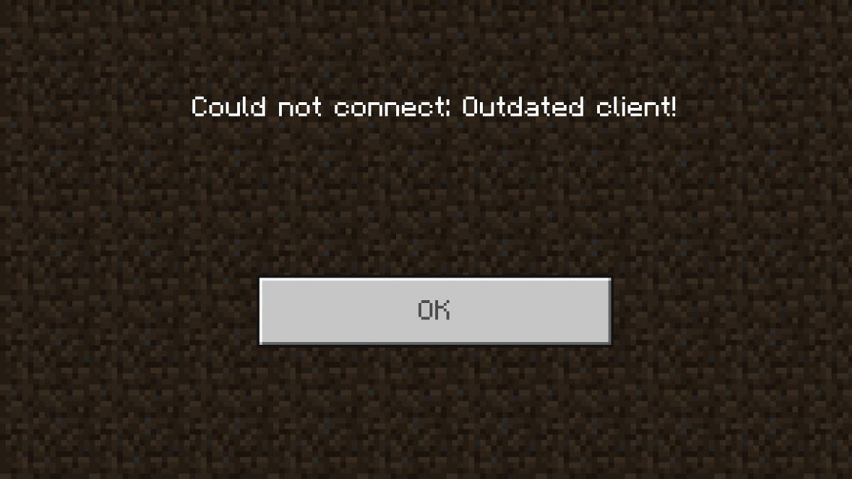 What Does Outdated Client Mean in Minecraft Solved Touch, Tap, Play