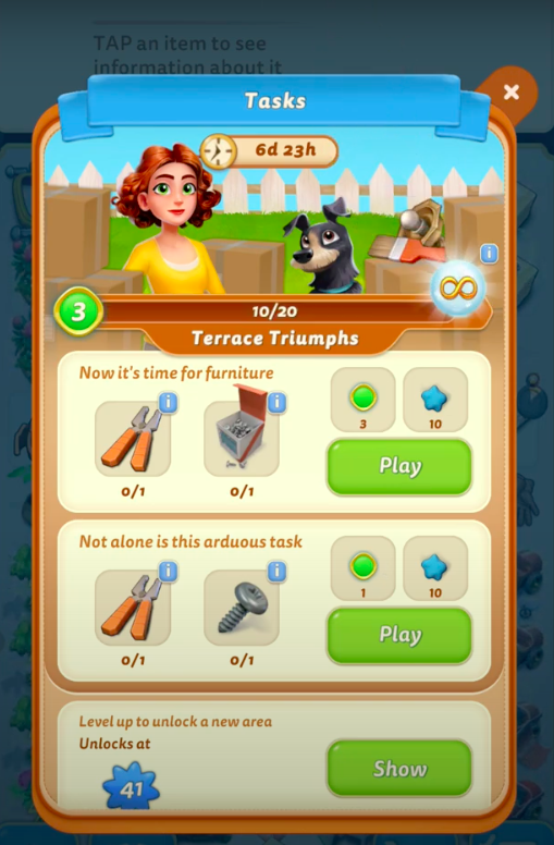Merge Mansion Terrace Triumphs Event Guide Times, Tasks, Rewards and