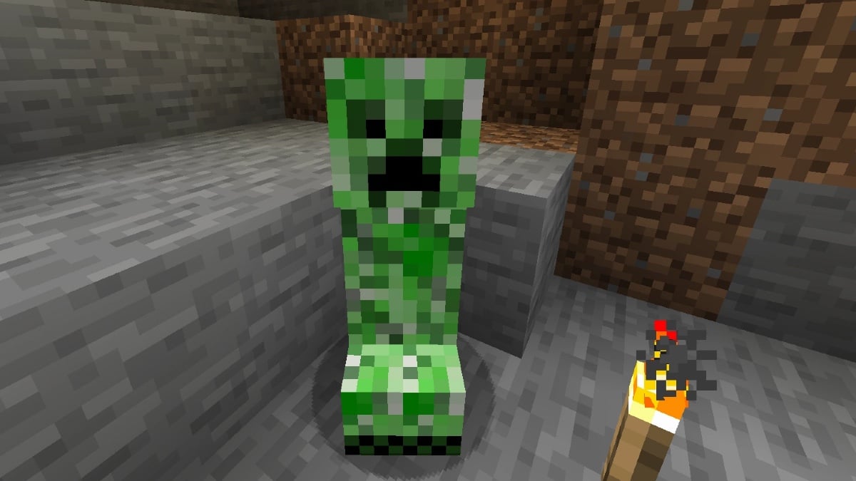 a creeper from minecraft