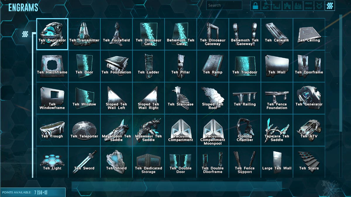 Learn All Tek Engrams Admin Command in ARK Survival Evolved Touch