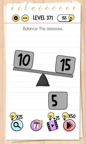 Brain Test - Tricky Puzzles Answers for Levels 351 to 383: All Levels Guide  - Touch, Tap, Play