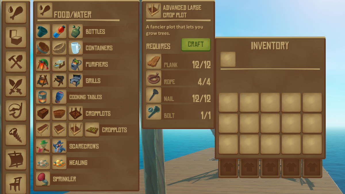 Raft Where to Get Advanced Large Crop Plot Blueprint Touch, Tap, Play