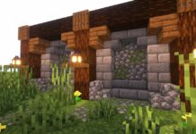 Minecraft wall design