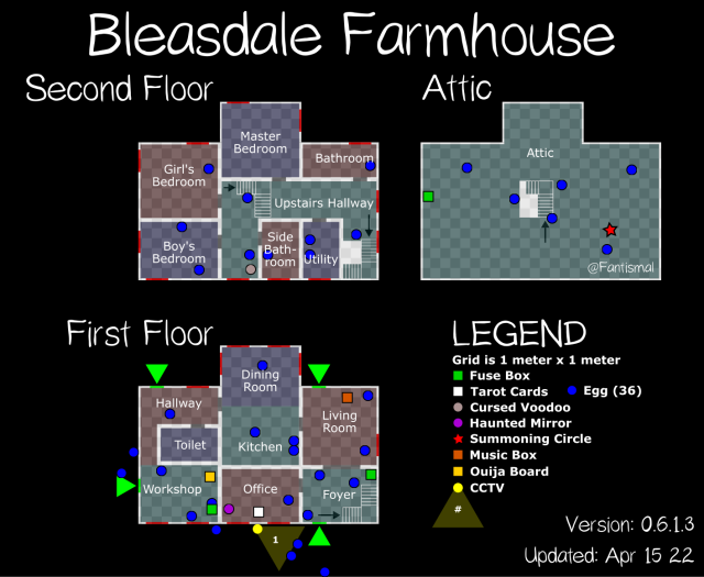 phasmophobia cursed object location bleasdale farmhouse