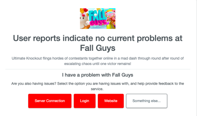 fall guys server issue