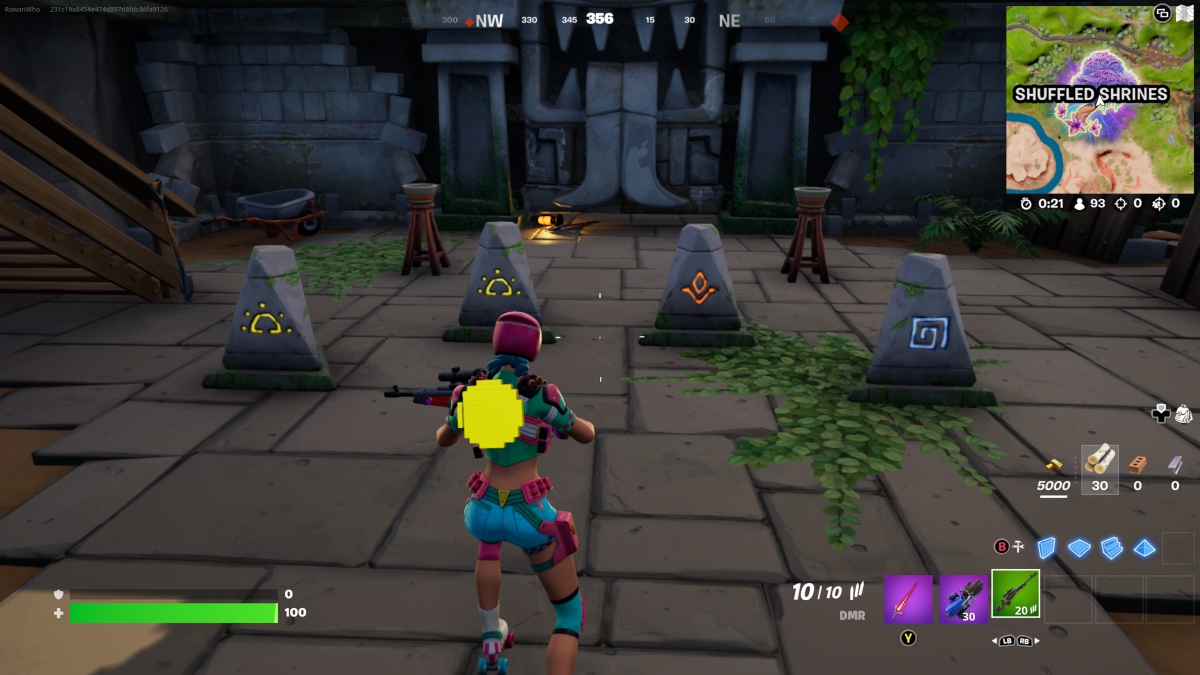 How to Open the Secret Door at Shuffled Shrines in Fortnite Touch