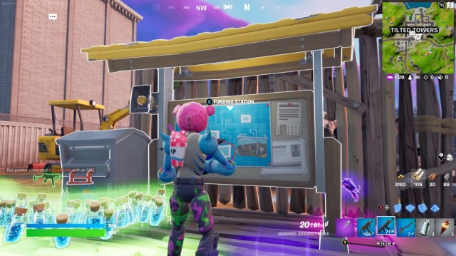 funding station rebuild the block fortnite feature