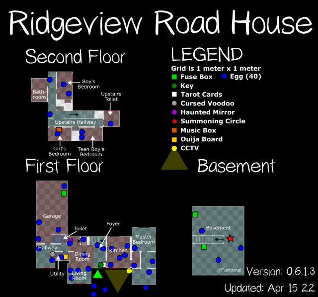 phasmophobia cursed object location ridge view house