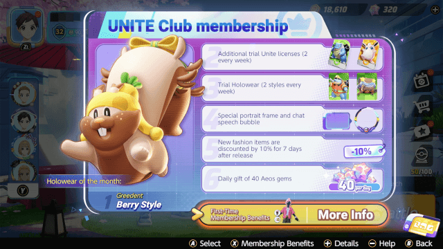 pokemon unite club