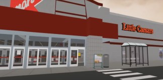 the front of kmart world in vrchat