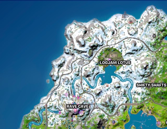 icy water swimming fortnite