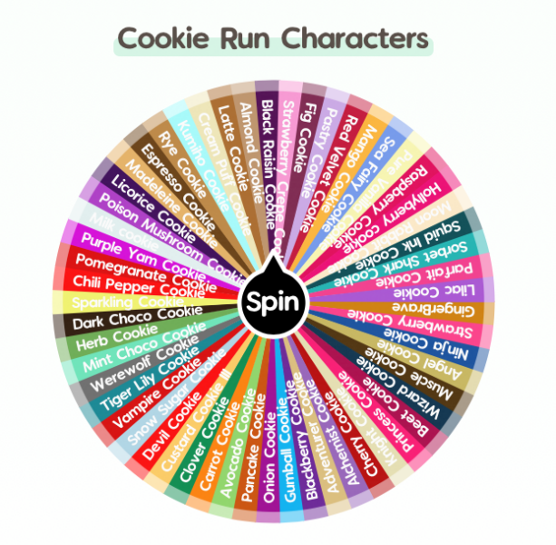 spin the wheel app cookie run kingdom