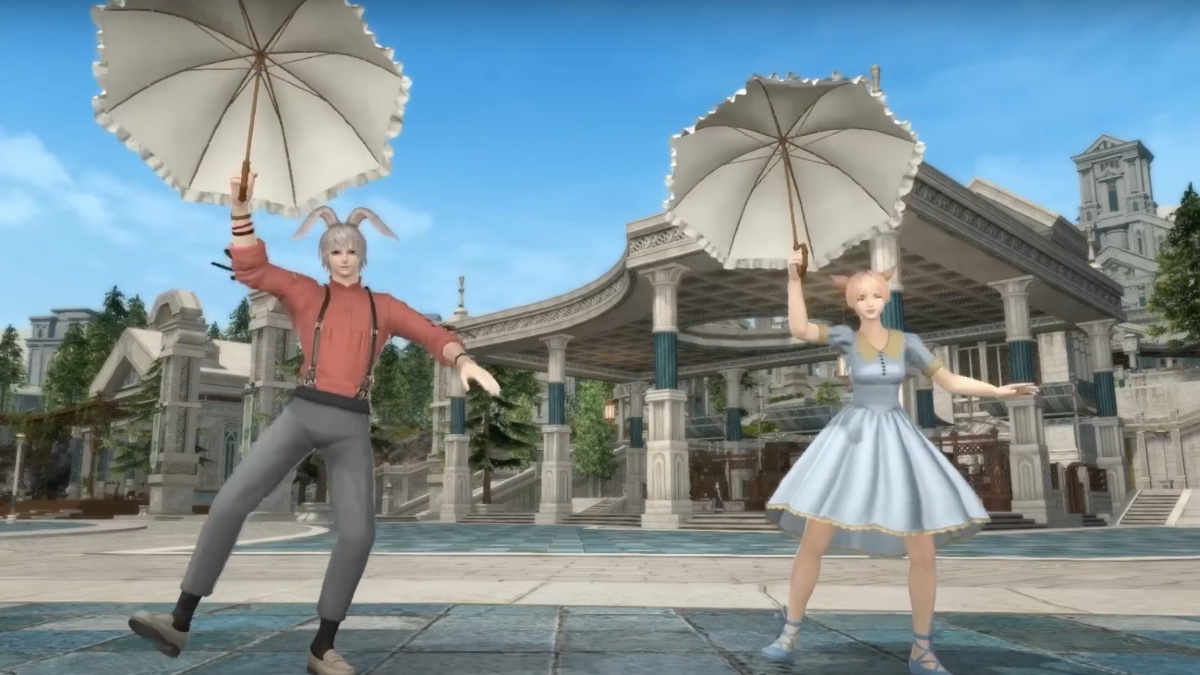FFXIV How to do the Umbrella Dance Touch, Tap, Play