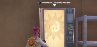 dragon ball fortnite vending machine