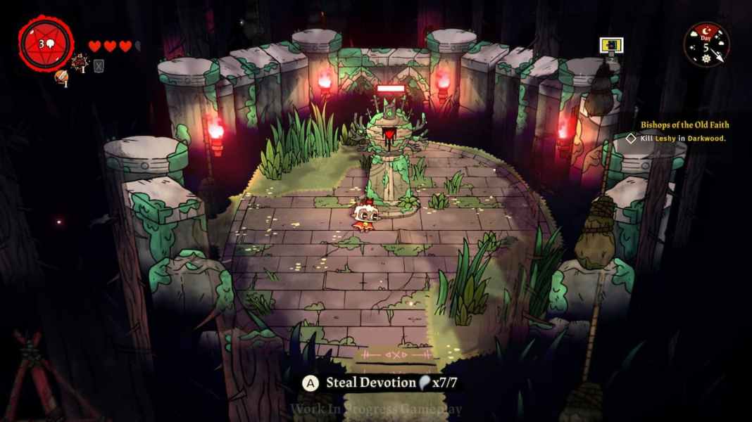 Cult of the Lamb How to Find Snails Touch, Tap, Play