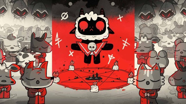 The lamb and animals from Cult of the Lamb.