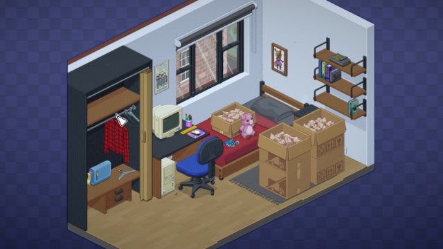 A room from Unpacking.