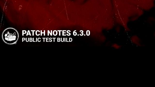Dead by Daylight PTB Patch Notes Update 6.3.0