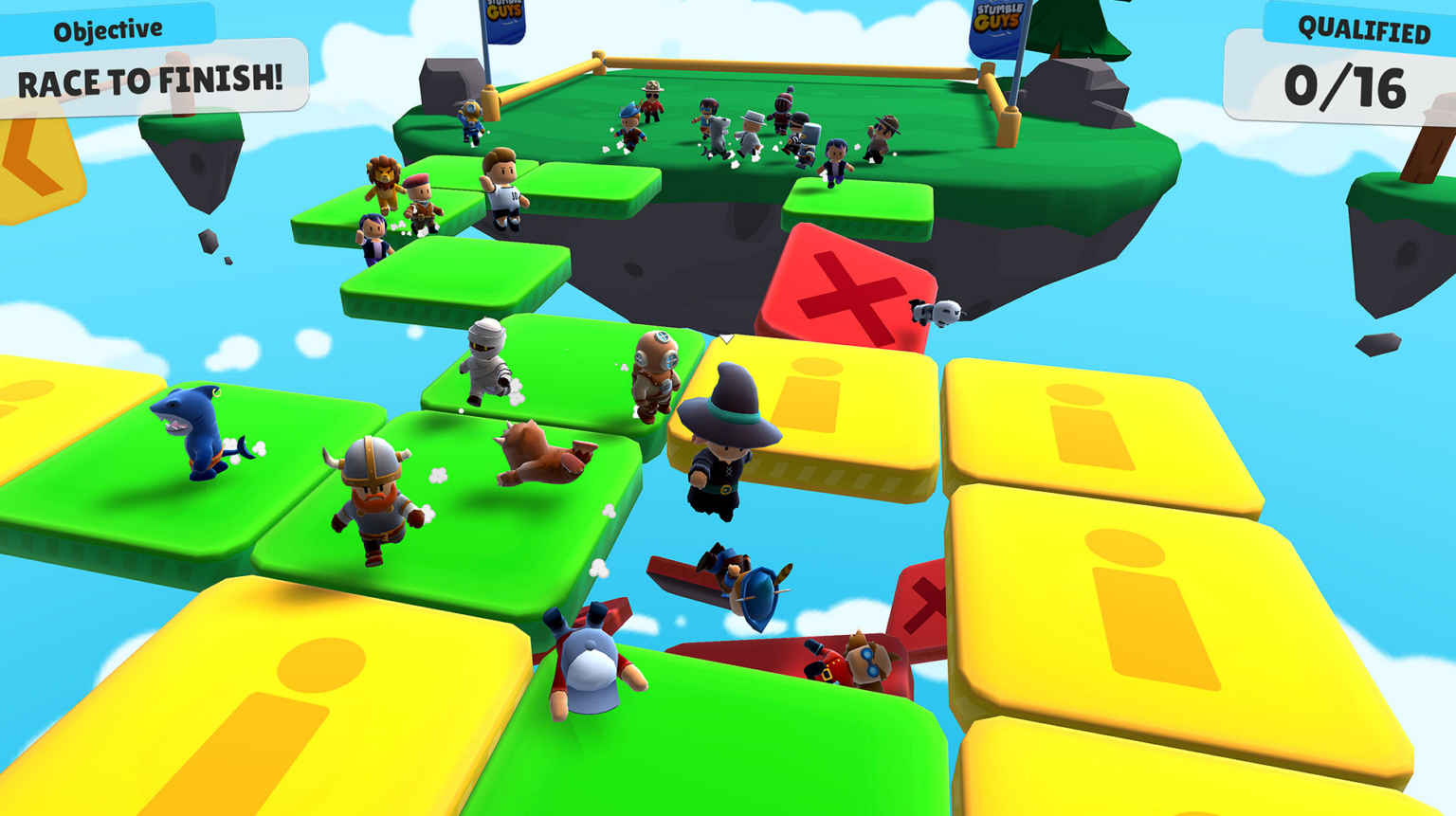 To get Infinite Block Dash in Stumble Guys, you’ll have