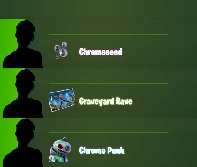 chrome punk cosmetics fortnite