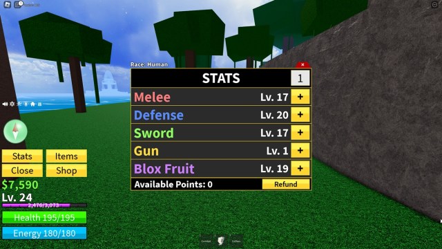 How to Reset Stats in Blox Fruits